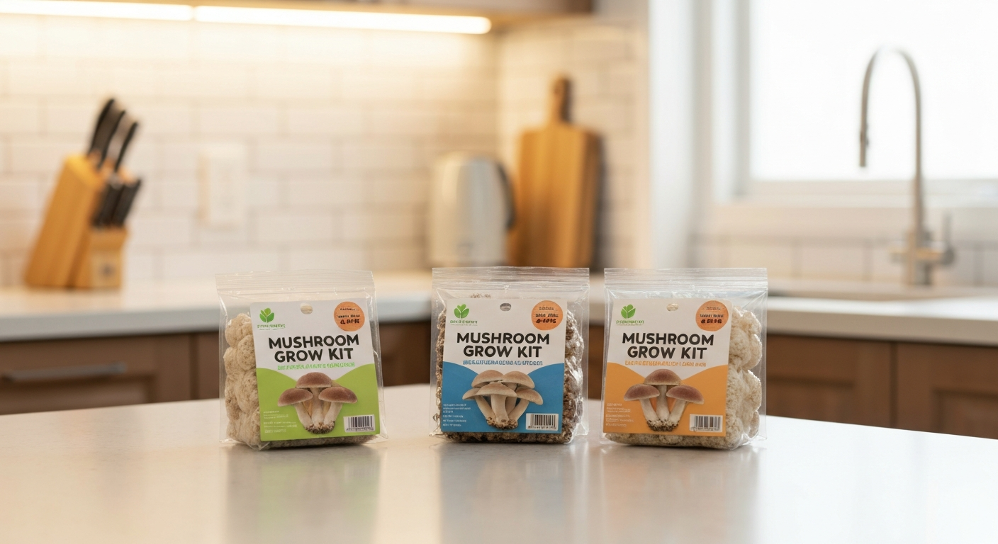 Best value mushroom kits under twenty-five pounds